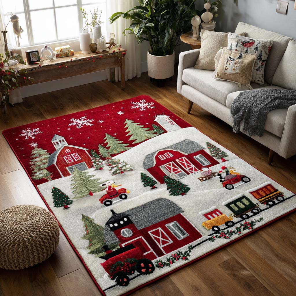 Holiday Barn Area Rug NCU0NT10082