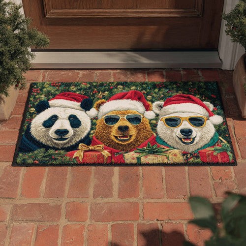Holiday Bear Trio Doormat NCU0HH899