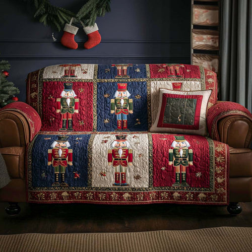 Holiday Blessings Quilted Sofa Cover NCU0NT10964