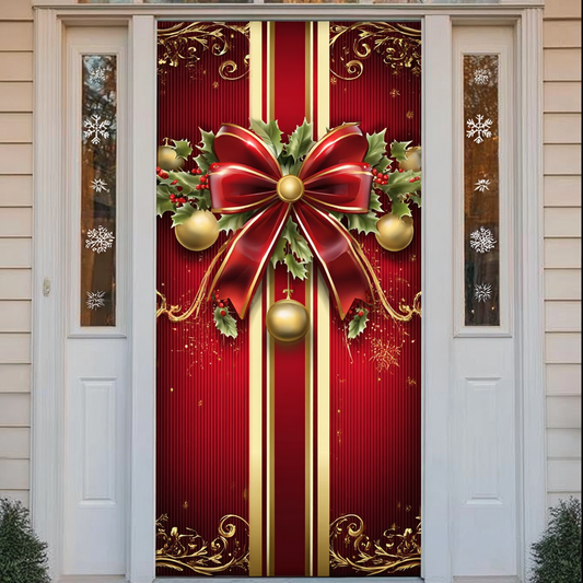 Holiday Bloom Quilted Door Cover NCU0DK11254