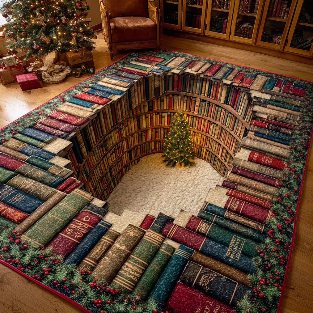 Holiday Book Area Rug NCU0TD1912