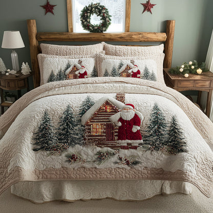 Holiday Cabin 3-Piece Quilted Bedding Set NCU0DV8796