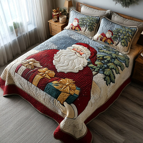 Holiday Cheer 3-Piece Quilted Bedding Set NCU0DV7783