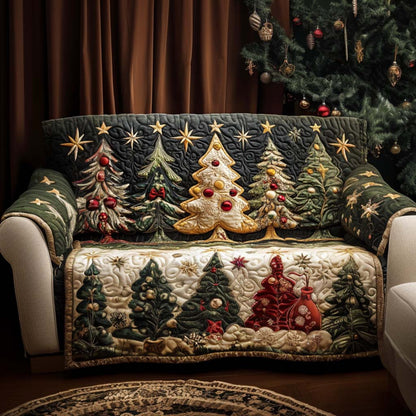 Holiday Cheer Quilted Sofa Cover NCU0NT10935