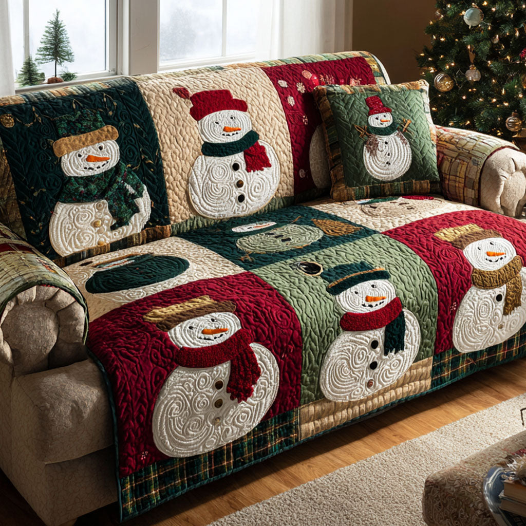 Holiday Chill Quilted Sofa Cover NCU0TV1038