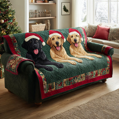 Holiday Companions Quilted Sofa Cover NCU0TV843