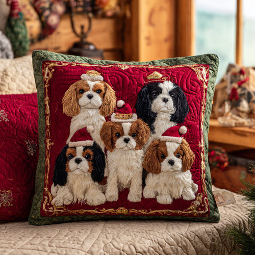 Holiday Crown Quilted Pillow Case NCU0DV7998