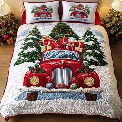 Holiday Cruiser 3-Piece Quilted Bedding Set NCU0VH946