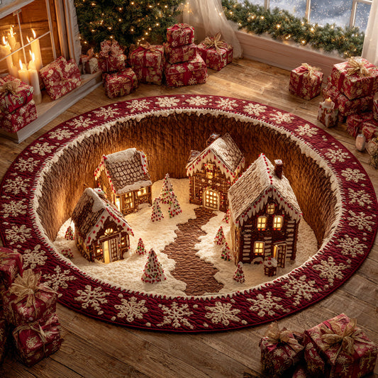 Holiday Dreamwell Quilted Round Mat NCU0DV8610