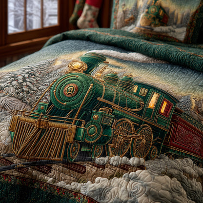 Holiday Express 3-Piece Quilted Bedding Set NCU0DV8208