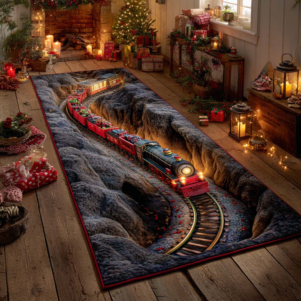 Christmas Train Runner Carpet NCU0VT312