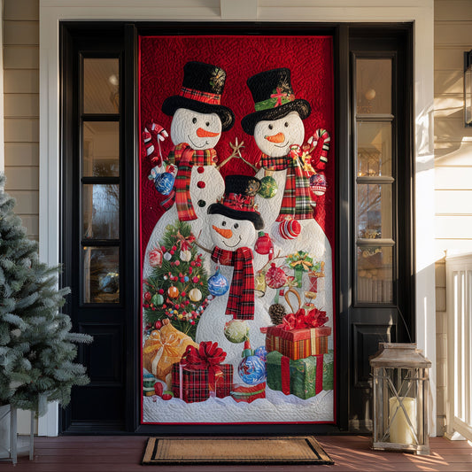 Holiday Family Quilted Door Cover NCU0PT10327