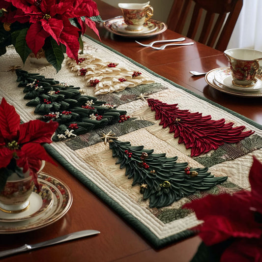 Holiday Forest Quilted Table Runner NCU0DK11544