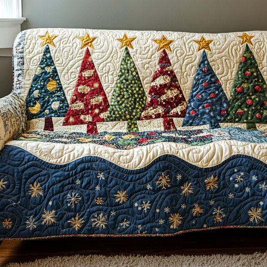 Holiday Glow Quilted Sofa Cover NCU0DK10802
