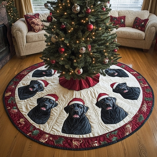 Holiday Guardian Christmas Quilted Tree Skirt NCU0DV8250