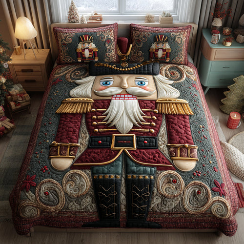 Holiday Guardians 3-Piece Quilted Bedding Set NCU0DV8742