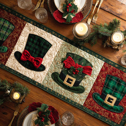 Holiday Hat Quilted Table Runner NCU0XD415