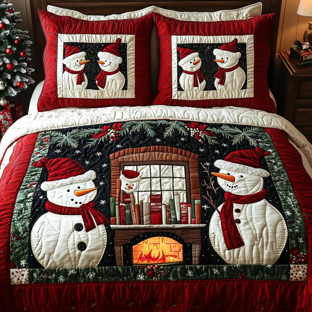 Holiday Haul 3-Piece Quilted Bedding Set NCU0PT2195