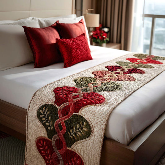 Holiday Haven Quilted Bed Runner NCU0PT8987