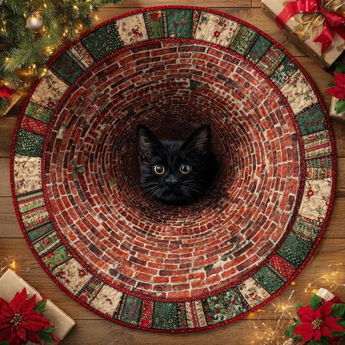 Holiday Hollow Quilted Round Mat NCU0TV1103