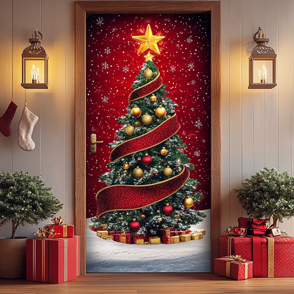 Holiday Light Quilted Door Cover NCU0DK10943