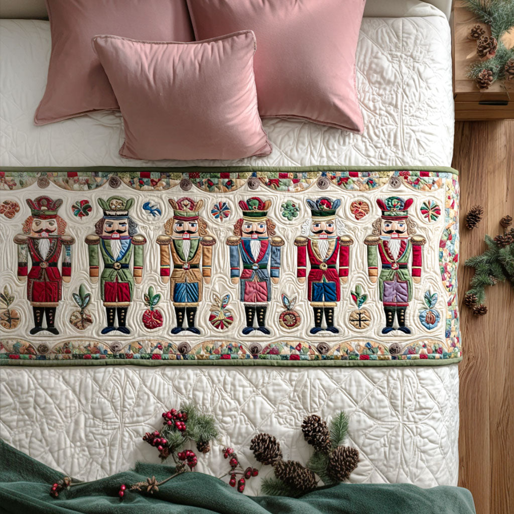 Holiday March Quilted Bed Runner NCU0PT9153