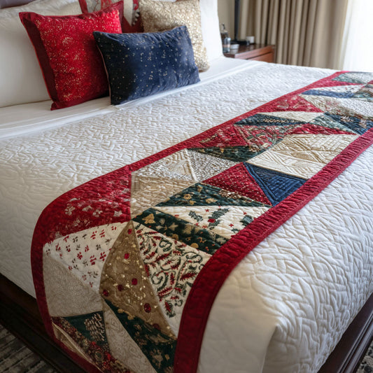 Holiday Meadow Quilted Bed Runner NCU0PT10650