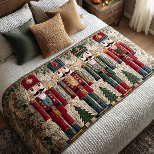 Holiday Parade Quilted Bed Runner NCU0DK9862
