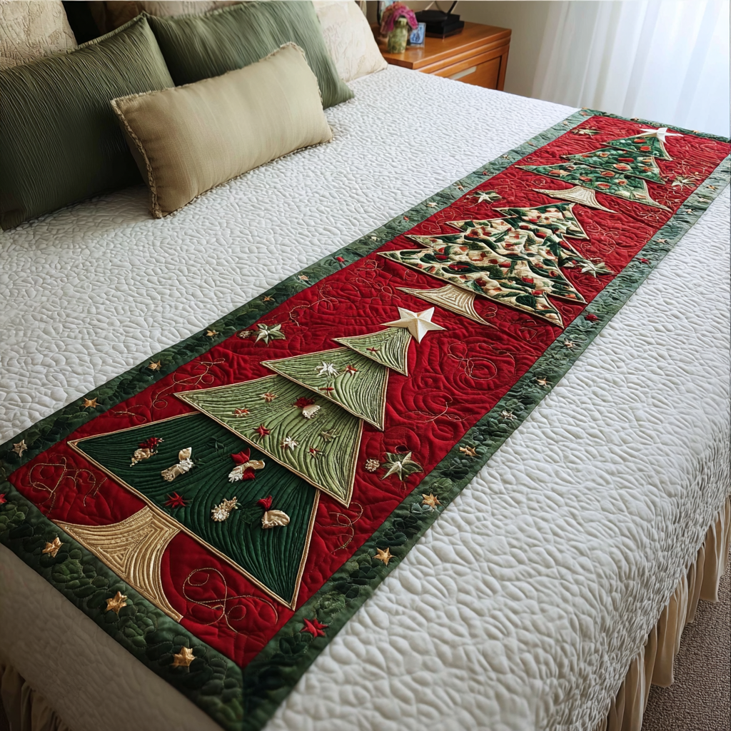 Holiday Path Quilted Bed Runner NCU0DK10110