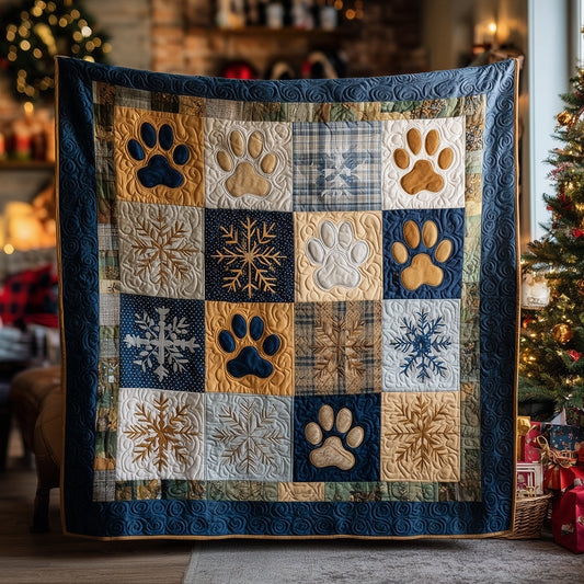 Holiday Paws Quilted Blanket NCU0TH3494