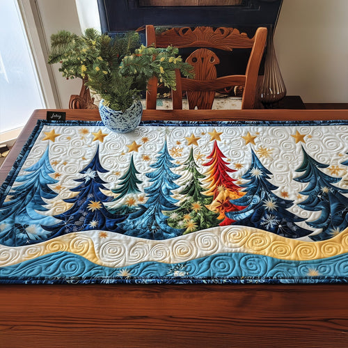 Holiday Pine Bliss Quilted Table Runner NCU0PT2132