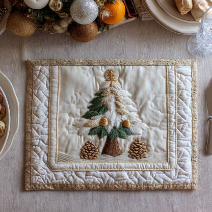 Holiday Pines Quilted Placemat NCU0DV8887
