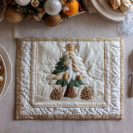 Holiday Pines Quilted Placemat NCU0DV8887