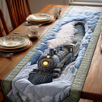 Holiday Rail Spirit Quilted Table Runner NCU0TD1078