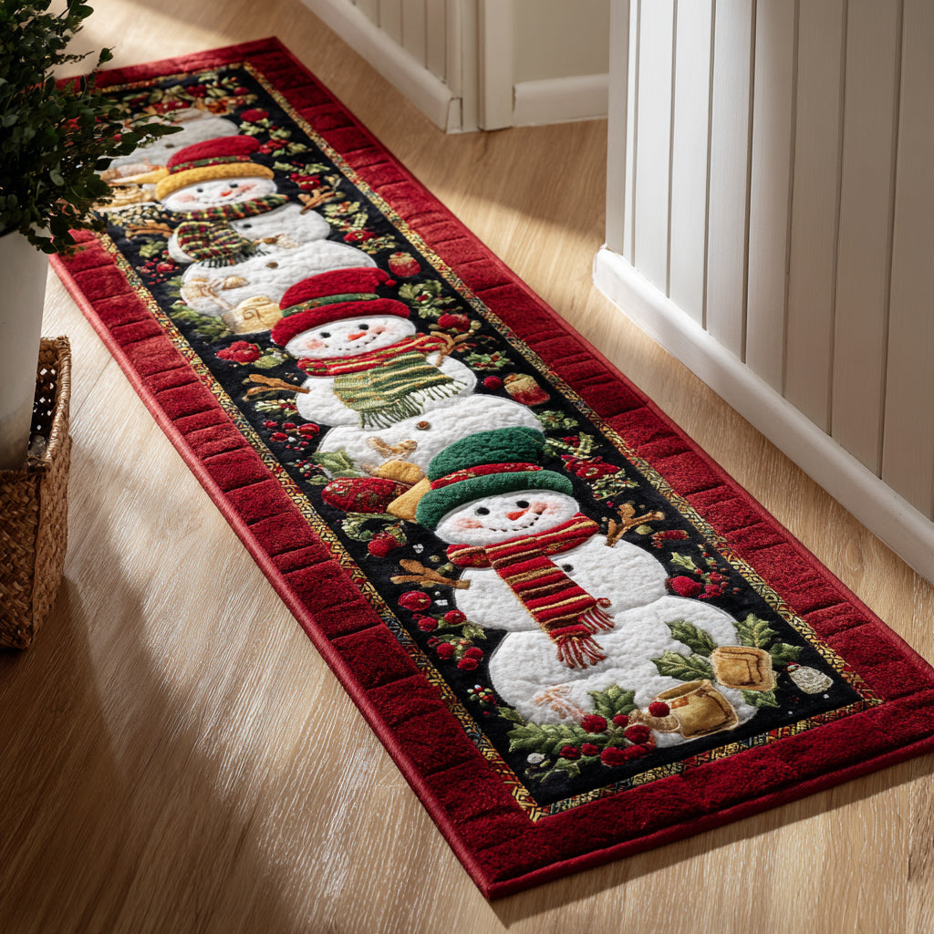 Holiday Snowman Runner Carpet NCU0HH1078