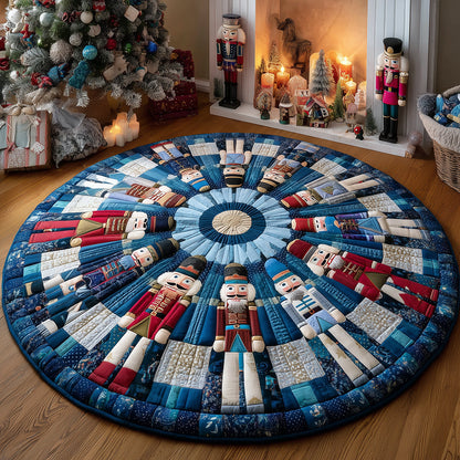 Holiday Soldiers Quilted Round Mat NCU0TH3310