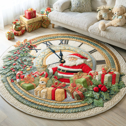 Holiday Spark Quilted Round Mat NCU0TD548