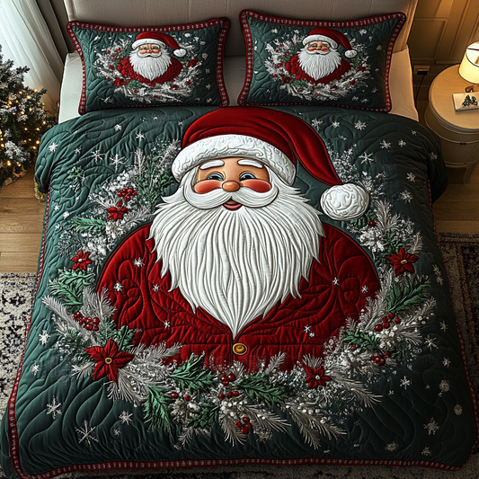Holiday Spirit 3-Piece Quilted Bedding Set NCU0DK10088