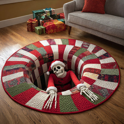 Holiday Surprise Quilted Round Mat NCU0DV7778