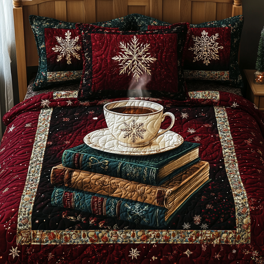 Holiday Tales 3-Piece Quilted Bedding Set NCU0TL2081