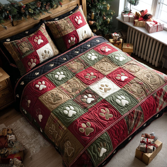 Holiday Trails 3-Piece Quilted Bedding Set NCU0TV1141