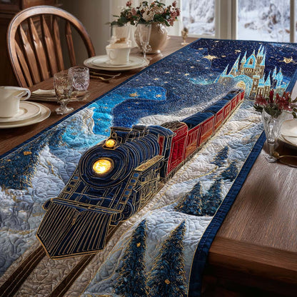 Holiday Train Journey Quilted Table Runner NCU0NT11309
