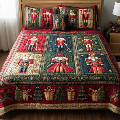 Holiday Trooper 3-Piece Quilted Bedding Set NCU0TD1939