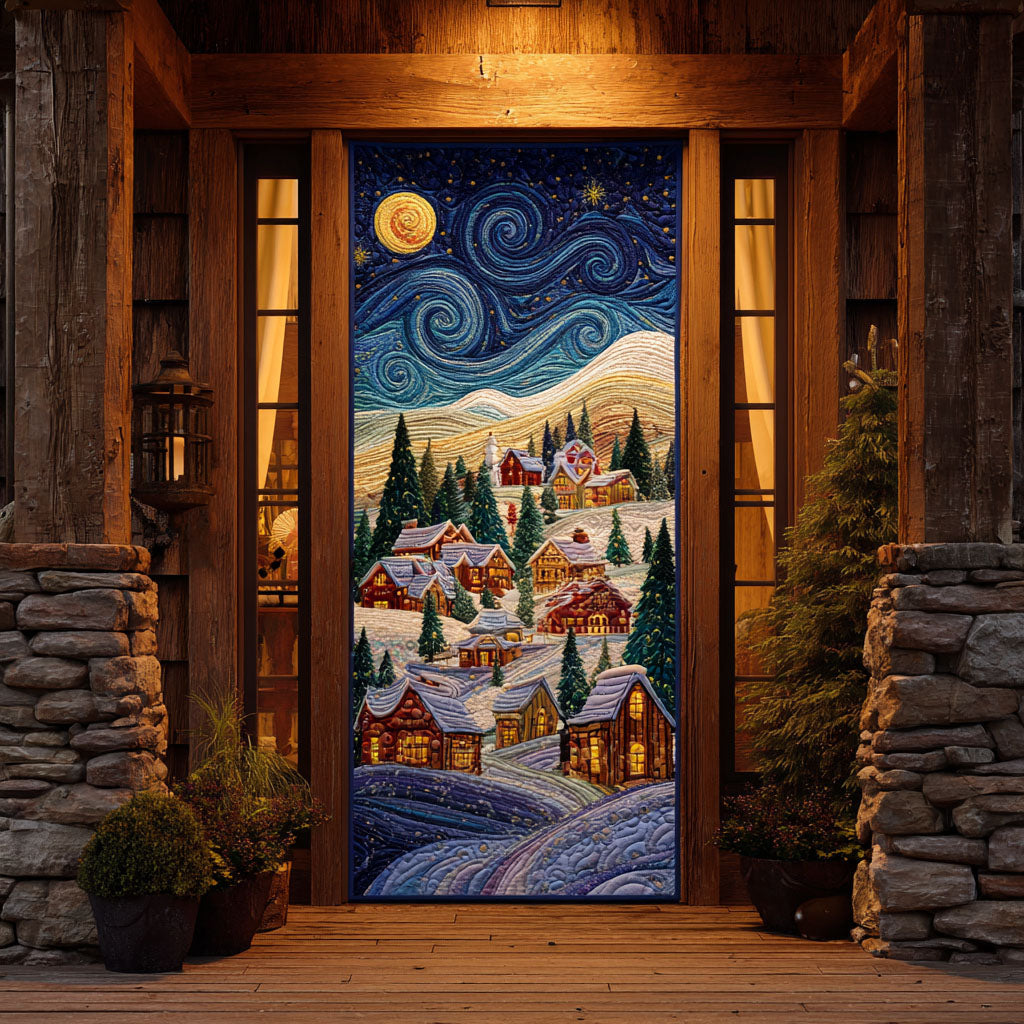 Holiday Village Quilted Door Cover NCU0PT10788