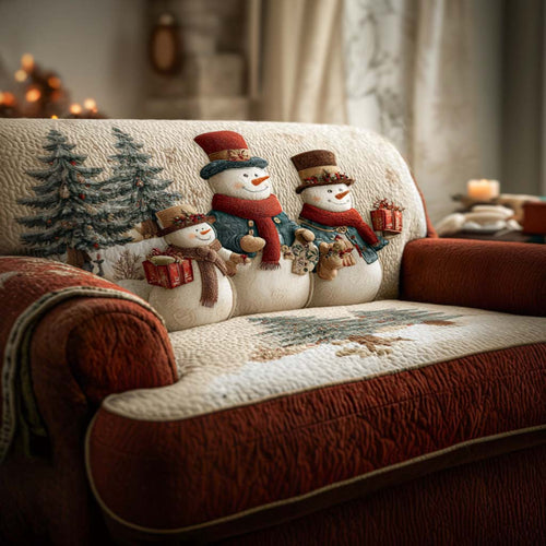 Holiday Whimsy Quilted Sofa Cover NCU0NT11263