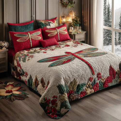 Holiday Winglight 3-Piece Quilted Bedding Set NCU0PT10664