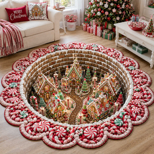Holiday Wonderland Custom Shape Area Rug NCU0TD3139