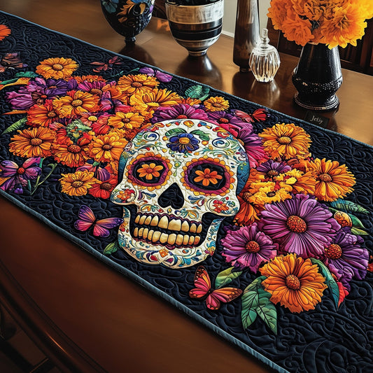 Holiday of the Dead Quilted Table Runner NCU0PT2101