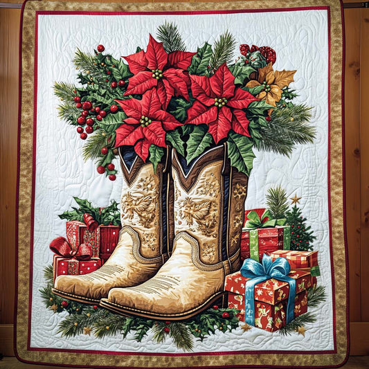 Holly Boots Quilted Blanket NCU0NT2191