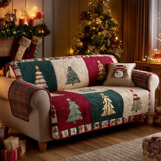 Holly Cottage Quilted Sofa Cover NCU0TV839